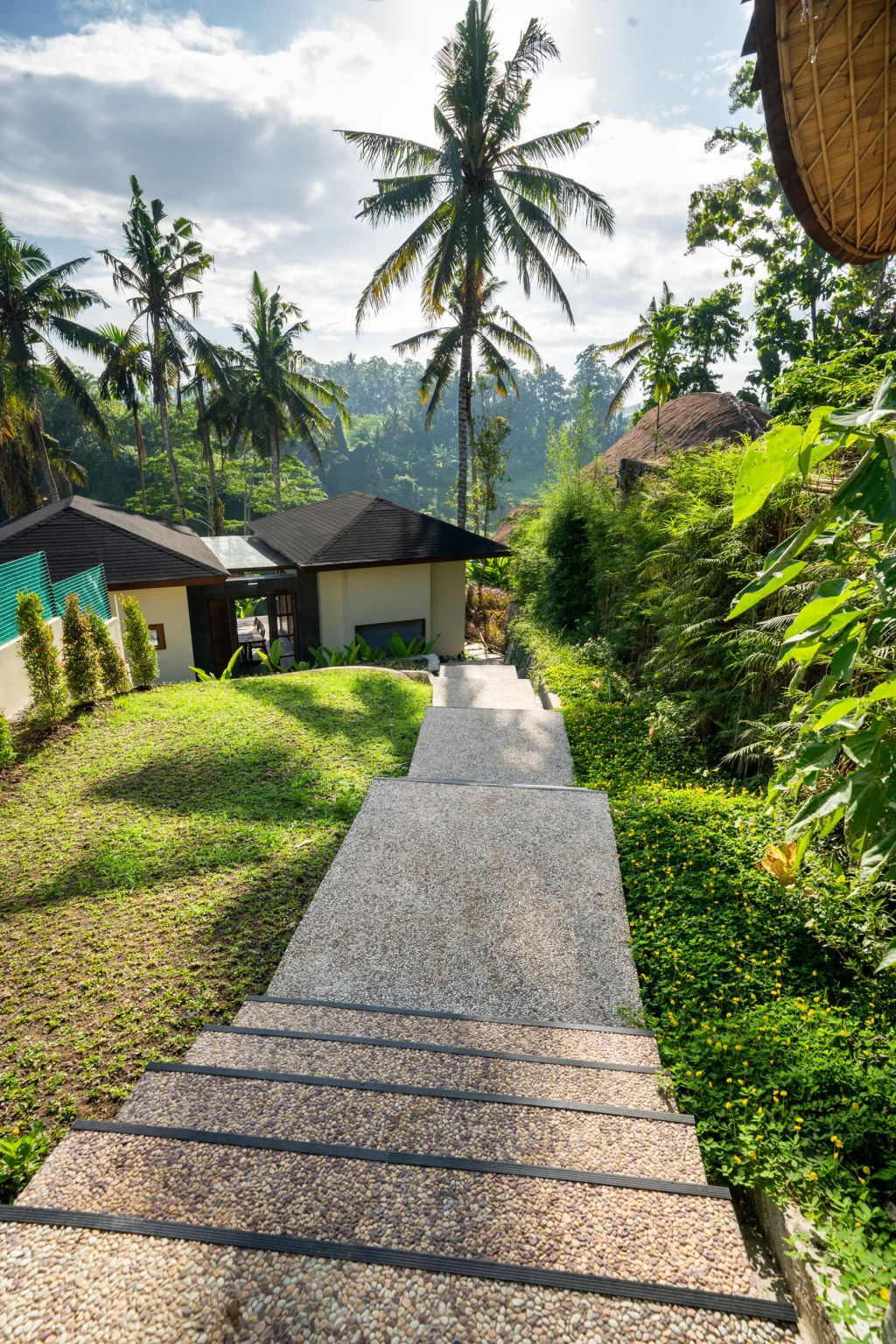 Balinese massage treatment at villa