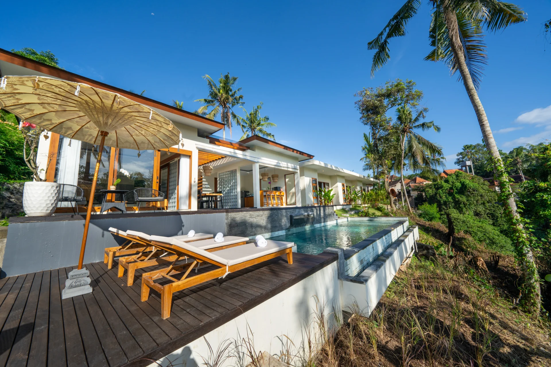 Tropical paradise scenery